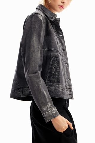Veste en jean - Gris