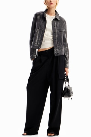 Veste en jean - Gris