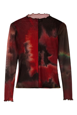 Top tie and dye - Rouge et noir