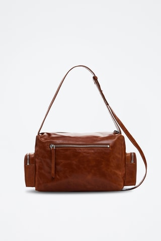 Sac porté épaule en cuir - Camel