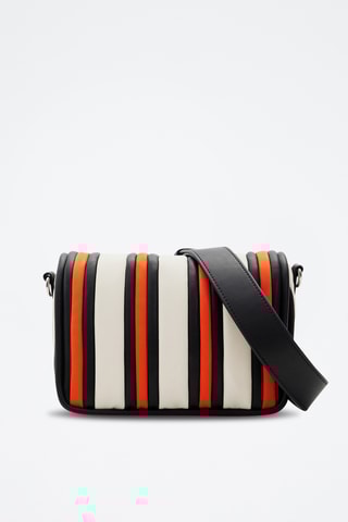 Sac bandoulière - Ecru et noir