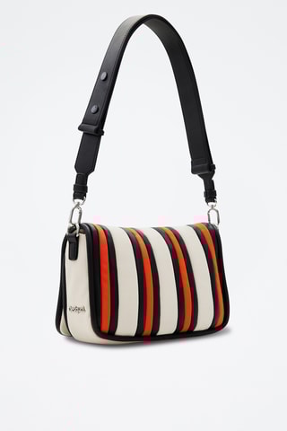 Sac bandoulière - Ecru et noir