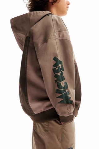 Veste à capuche Mickey Disney - Kaki