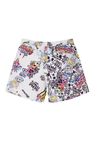 Short Bob l’éponge - Blanc