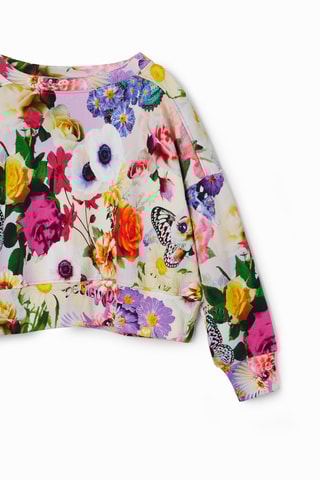 Sweat - Blanc et rose