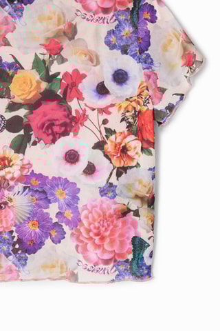 T-shirt - Blanc et rose