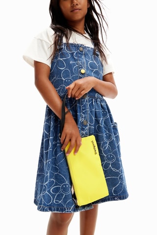 Robe-salopette en jean - Bleu