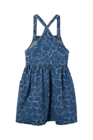 Robe-salopette en jean - Bleu