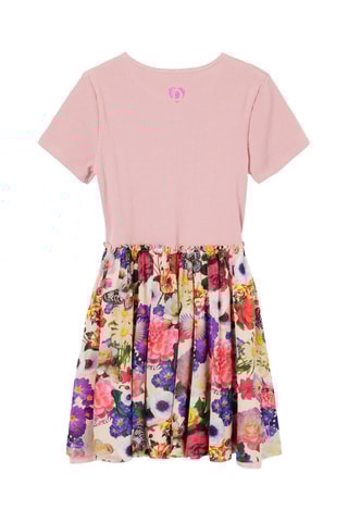 Robe trompe-l’œil - Rose