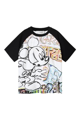 T-shirt Mickey Disney - Blanc