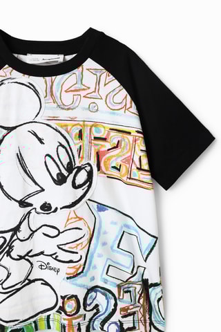 T-shirt Mickey Disney - Blanc
