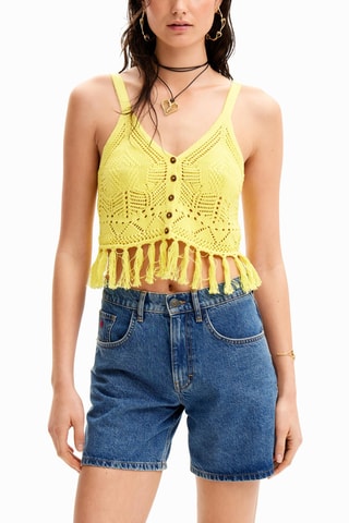 Crop top - Jaune
