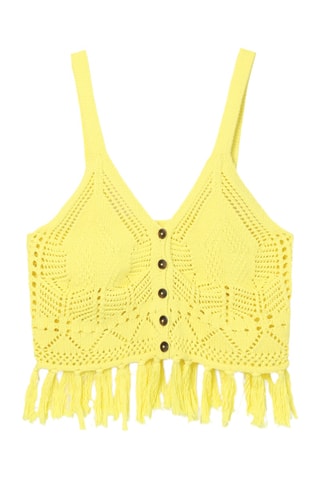 Crop top - Jaune