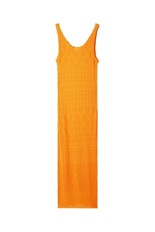 Robe fourreau - Orange