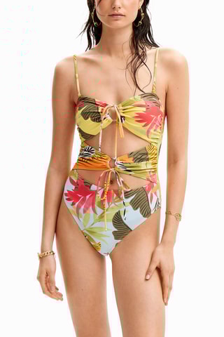 Maillot 1 pièce - Jaune