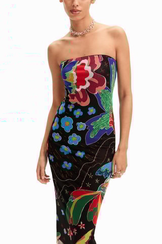 Robe bustier - Gris foncé