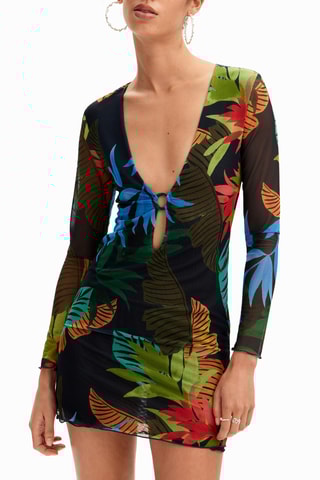 Robe fourreau - Bleu marine