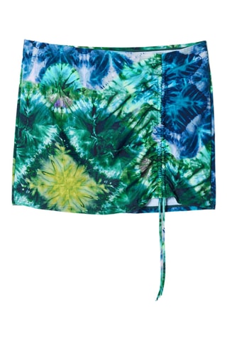 Jupe droite de plage - Vert foncé