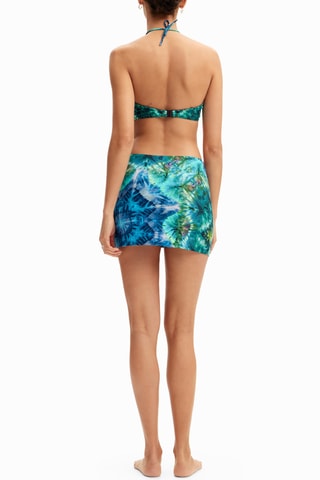 Jupe droite de plage - Vert foncé