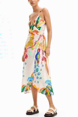 Robe portefeuille - Blanc