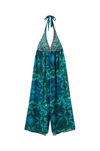 Combinaison tie and dye - Turquoise et bleu marine