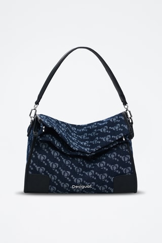 Sac porté épaule en jean - Bleu