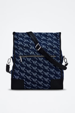 Sac porté épaule en jean - Bleu