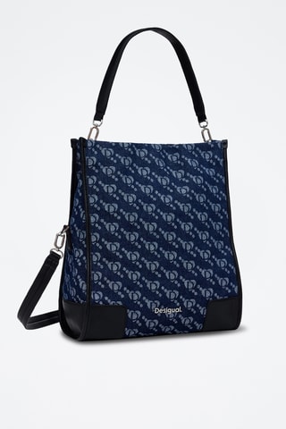 Sac porté épaule en jean - Bleu