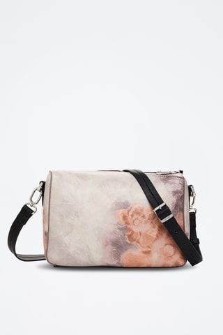 Sac porté épaule - Vieux rose et gris clair