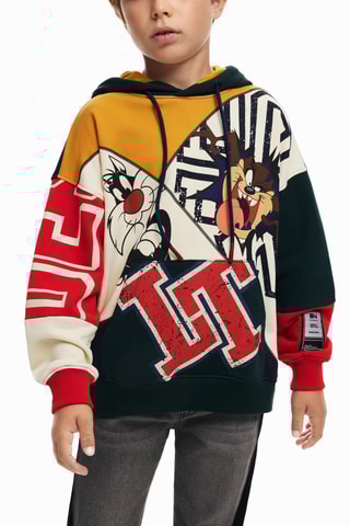 Sweat Titi et Grosminet Looney Tunes - Noir et blanc