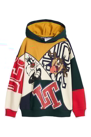 Sweat Titi et Grosminet Looney Tunes - Noir et blanc