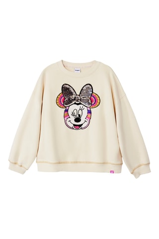 Sweat Minnie Disney - Ecru