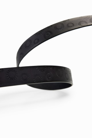 Ceinture en cuir - Noir