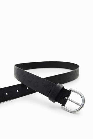 Ceinture en cuir - Noir