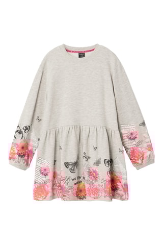 Robe trompe-l’œil - Gris