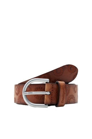 Ceinture en cuir - Camel