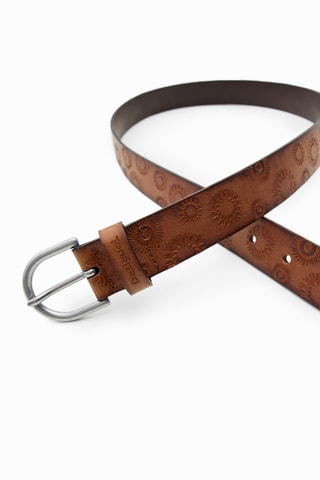 Ceinture en cuir - Camel