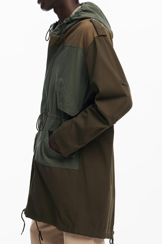 Parka à capuche - Kaki