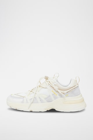 Baskets en cuir - Ecru