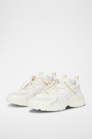 Baskets en cuir - Ecru