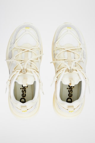 Baskets en cuir - Ecru