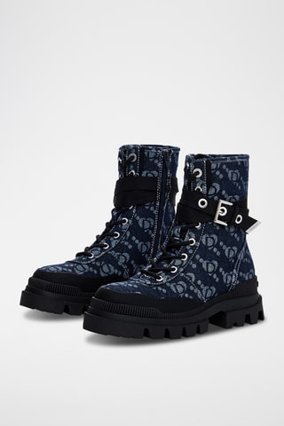 Bottines plateformes - Bleu marine