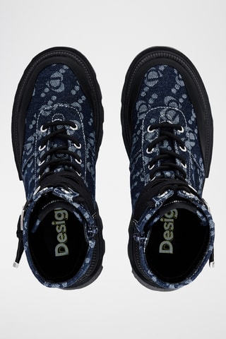 Bottines plateformes - Bleu marine