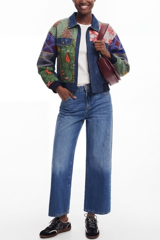 Veste en jean - Bleu marine