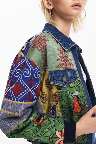 Veste en jean - Bleu marine