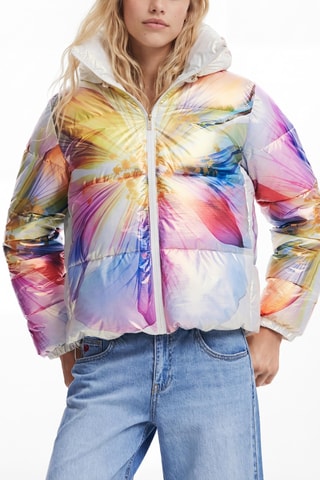 Doudoune à capuche - Blanc