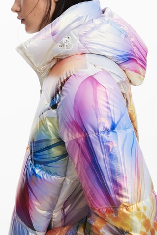 Doudoune à capuche - Blanc