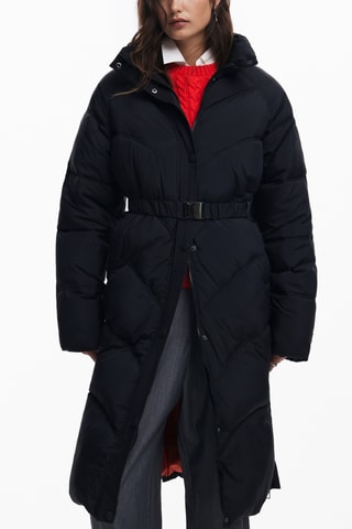 Doudoune longue - Noir