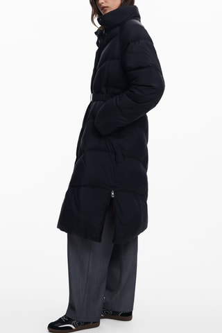 Doudoune longue - Noir