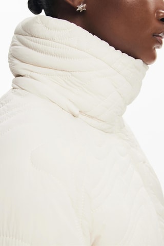 Doudoune longue - Blanc